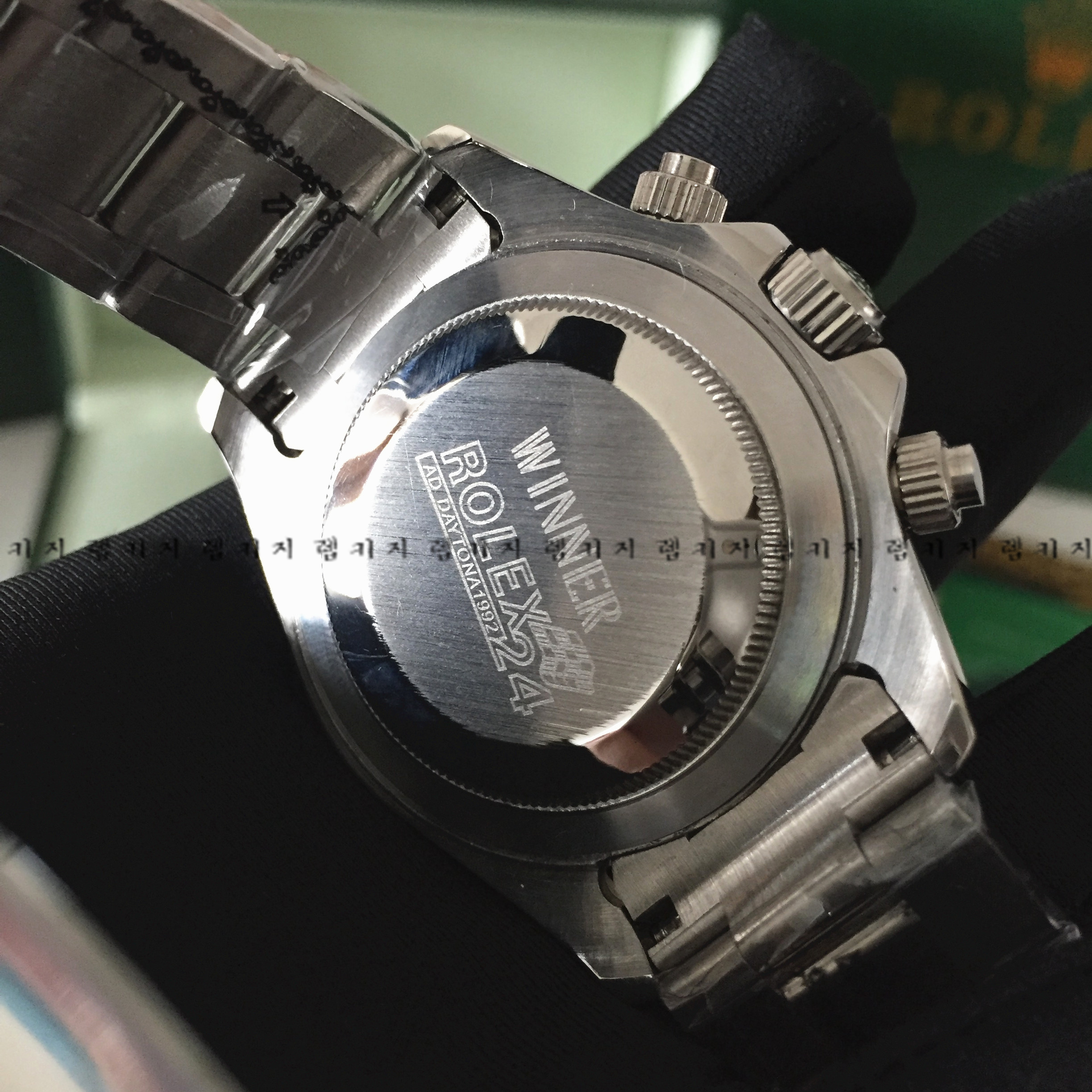 로렉스 롤렉스 데이토나 화이트 메탈시계 + 우레탄